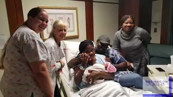 Congrats!! Mercy Johnson Gives Birth To A Baby Girl In The USA (Photos)